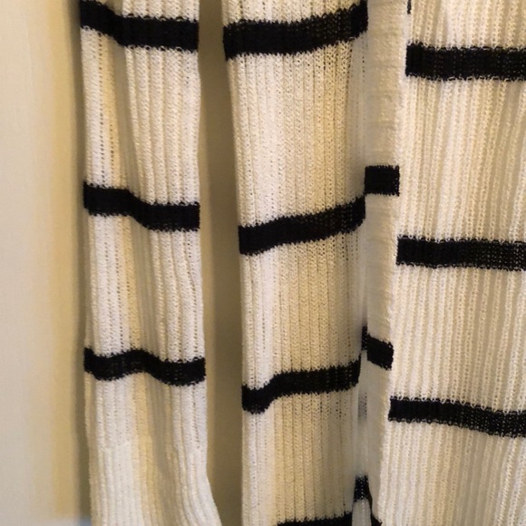 NWOT Sweater Neutral Territory Striped Duster - Picture 5 of 9